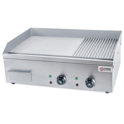 Grill et grill électrique à plateau en acier inoxydable non collant pour cuisine de restaurant