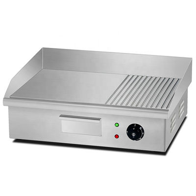 Grill et grill électrique à plateau en acier inoxydable non collant pour cuisine de restaurant
