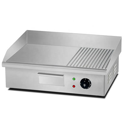Grill et grill électrique à plateau en acier inoxydable non collant pour cuisine de restaurant