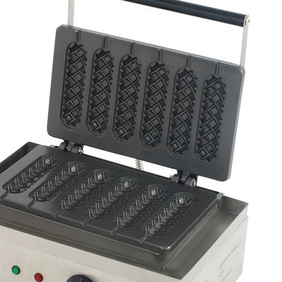 220V-240V Voltage Hot Dog Lolly Waffle Maker Machine pour le maïs croustillant siaméen non collant