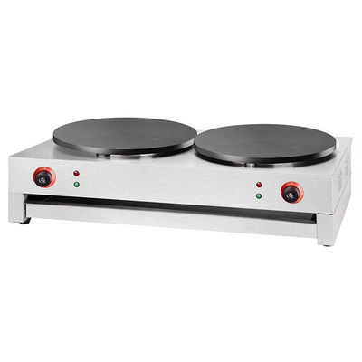 Puissance électrique 6W 220V Crêpeuse à revêtement antiadhésif pour la fabrication de crêpes sans tracas