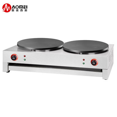 Puissance électrique 6W 220V Crêpeuse à revêtement antiadhésif pour la fabrication de crêpes sans tracas
