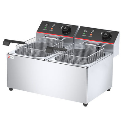 Restaurant 11L 11L Pâteuses électriques industrielles doubles avec fonction de protection thermique