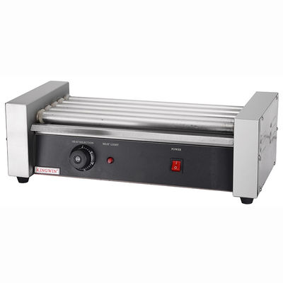 550x250x180mm Certificat CE commercial avancé Grille à hot-dog à 5 rouleaux