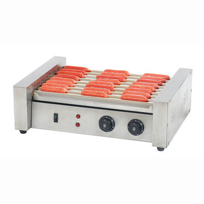 550x250x180mm Certificat CE commercial avancé Grille à hot-dog à 5 rouleaux