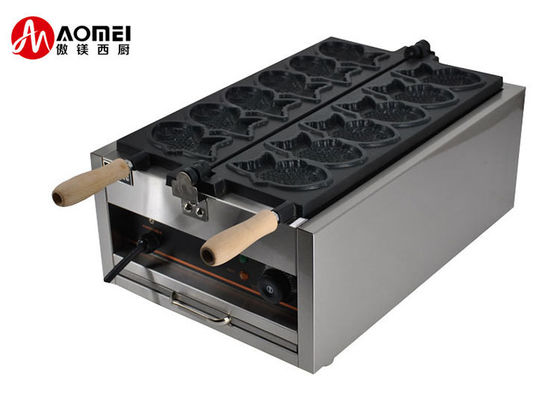 Fabricant de gaufres automatique portable AO-1101A machine à griller électrique en acier inoxydable