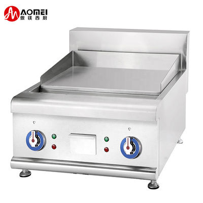 Machine à griller à plat électrique pour cuisiner des emballages de taille 720*740*450mm