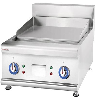 Machine à griller à plat électrique pour cuisiner des emballages de taille 720*740*450mm