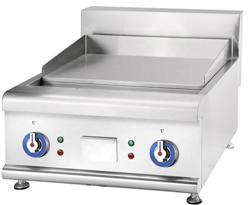 Machine à griller à plat électrique pour cuisiner des emballages de taille 720*740*450mm