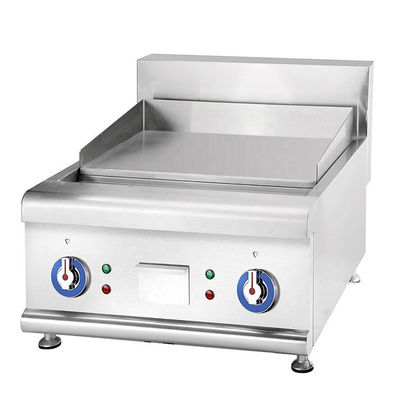 Machine à griller à plat électrique pour cuisiner des emballages de taille 720*740*450mm
