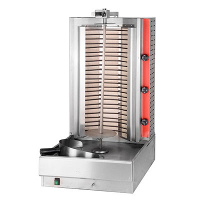 Machine de Shawarma électrique commerciale avec corps en acier inoxydable et puissance 220-240V