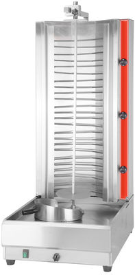Machine de Shawarma électrique commerciale avec corps en acier inoxydable et puissance 220-240V