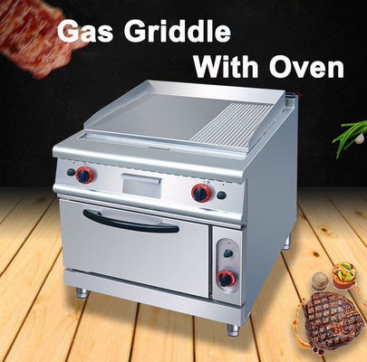 Plateforme de cuisson à gaz commerciale avec four à gaz en acier inoxydable tension LPG2800PA
