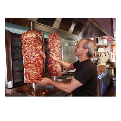 Machine à griller Doner Kebab en acier inoxydable à tension gazeuse pour torréfacteur Shawarma
