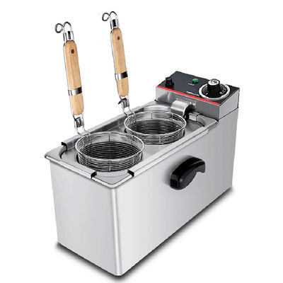 Équipement de restauration 2kW Bureau électrique 2 têtes Cuiseur à pâtes pour restaurant Bouillie de nouilles
