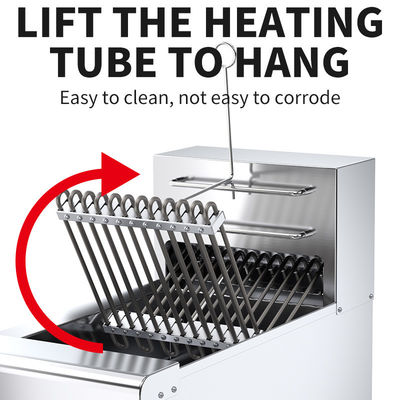 FEF-101 Friteuse électrique en acier inoxydable industriel avec ordinateur et filtre à huile