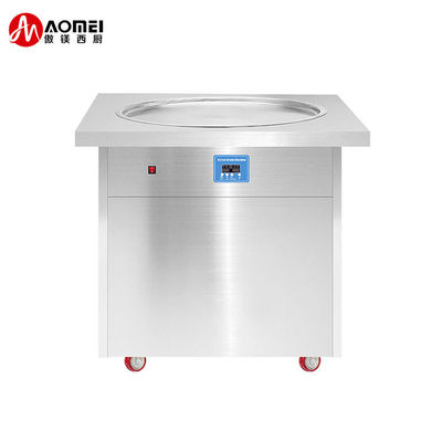 Machine à frire à glace à rouleaux à température contrôlée pour l'industrie des collations