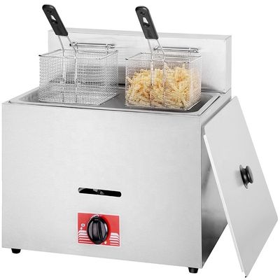 Friteuses à gaz non collant pour hôtels commerciaux