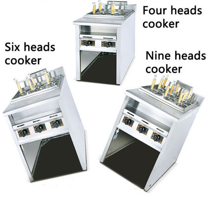 Cuisinière à pâte à gaz en acier inoxydable pour les besoins de cuisson en volume élevé dans les cuisines commerciales