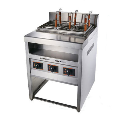 Cuisinière à pâte à gaz en acier inoxydable pour les besoins de cuisson en volume élevé dans les cuisines commerciales