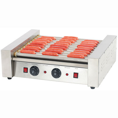 Certificat CE de puissance électrique THD-11 11 rouleaux Hot Dog Roller Grill Sausage machine à rôtir