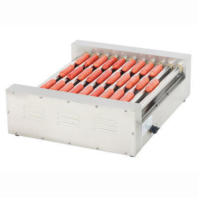 Certificat CE de puissance électrique THD-11 11 rouleaux Hot Dog Roller Grill Sausage machine à rôtir
