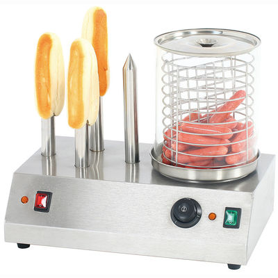 HD-TW Hot Dog Steamer avec Bun Warmer Distribué par les usines de boissons alimentaires