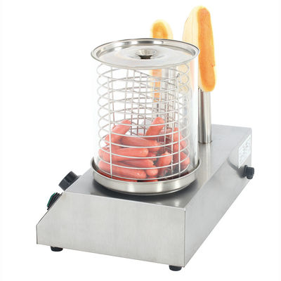 HD-TW Hot Dog Steamer avec Bun Warmer Distribué par les usines de boissons alimentaires
