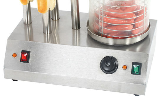 HD-TW Hot Dog Steamer avec Bun Warmer Distribué par les usines de boissons alimentaires