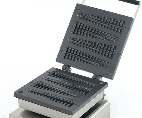 Fabricant de gaufres électriques en acier inoxydable pour cuire du pain de gâteau à la gaufre dans le commerce