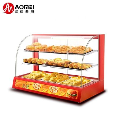 1Équipement de cuisine en argent blanc Commercial Buffet Cuisine Appareil d' affichage chauffant