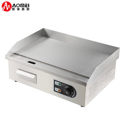 8 mm d'épaisseur en acier inoxydable à gaz Bbq Plaque plate à gaz pour équipement de cuisine