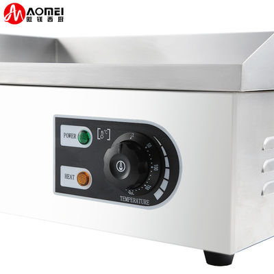 8 mm d'épaisseur en acier inoxydable à gaz Bbq Plaque plate à gaz pour équipement de cuisine