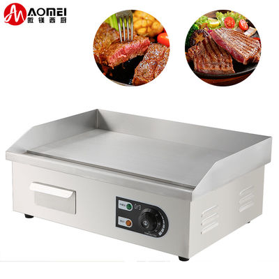 8 mm d'épaisseur en acier inoxydable à gaz Bbq Plaque plate à gaz pour équipement de cuisine