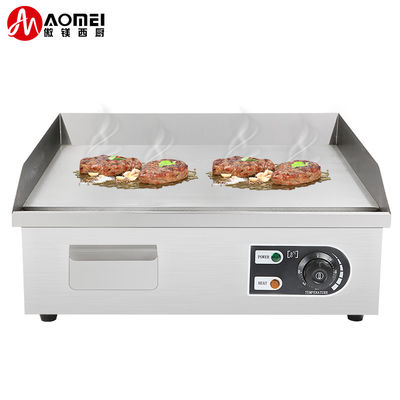 8 mm d'épaisseur en acier inoxydable à gaz Bbq Plaque plate à gaz pour équipement de cuisine