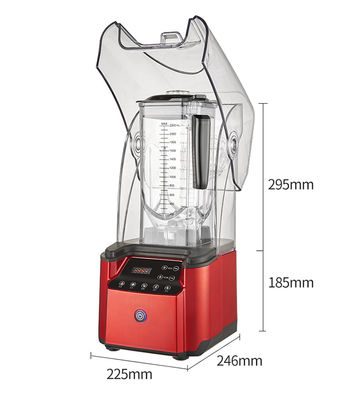 2200W Broyeur de glace en verre domestique Mixeur de jus de fruits pour le mélange en douceur