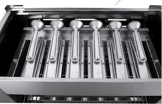 6 Ascenseur de four à gril à gaz infrarouge Salamander pour l'industrie alimentaire