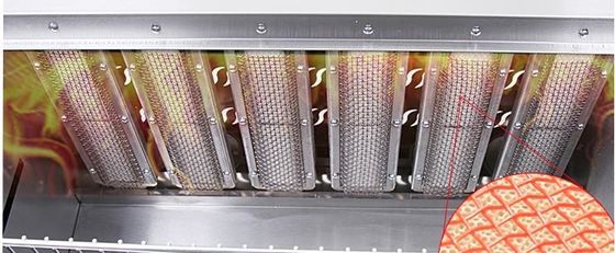 6 Ascenseur de four à gril à gaz infrarouge Salamander pour l'industrie alimentaire