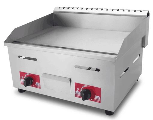 Grille à gaz acceptable pour la préparation des aliments commerciaux et industriels