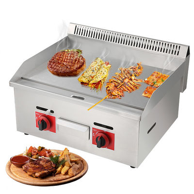 Grille à gaz acceptable pour la préparation des aliments commerciaux et industriels