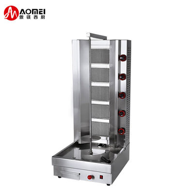 Tabletop Turquie Doner Kebab Fabrication de poulet à gaz Shawarma Machine à haute productivité