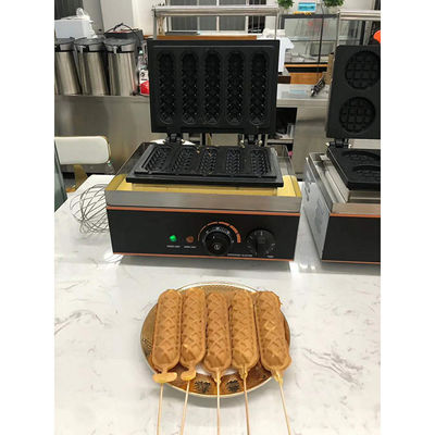Fabricant de gaufres à base de maïs électrique avec 6 bâtons 400x264x230mm