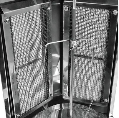 23 KG machine automatique automatique à gaz Shawarma machine pour la tranche rapide et Kebab Doner