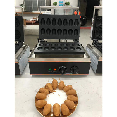 Fabricant de gaufres électriques à 6 pièces, parfait pour une machine à collations.