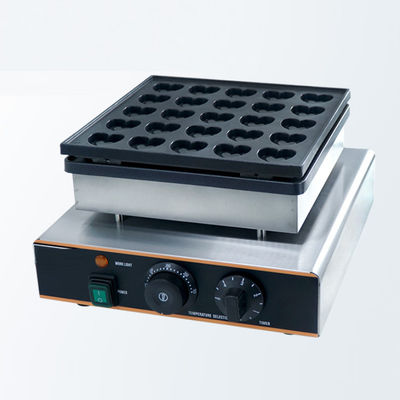 50-300C Pancake Machine 25 Poffertjes en forme ronde avec le Dorayaki en acier inoxydable