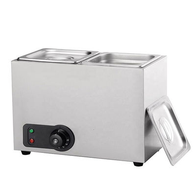 6.5kg Capacité multi-fonctionnelle machine de trempage de chocolat en acier inoxydable avec 2 réservoirs