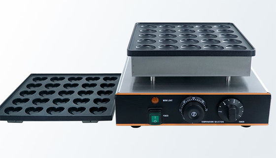 50-300C Pancake Machine 25 Poffertjes en forme ronde avec le Dorayaki en acier inoxydable