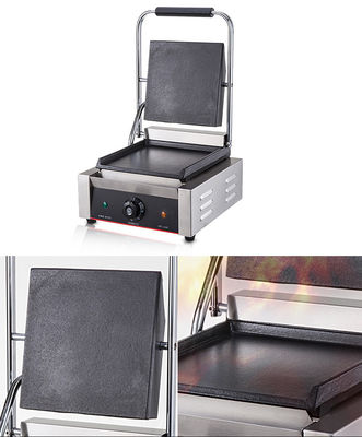 Grille à pression électrique antiadhésif Grille à gril plat complet pour les sandwichs grillés commerciaux