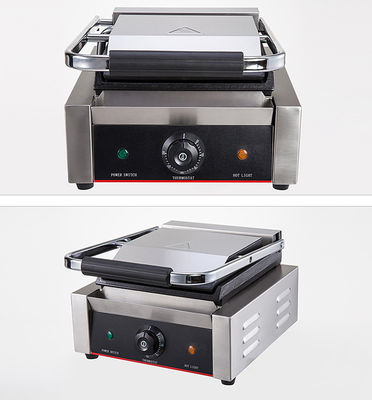 Grille à pression électrique antiadhésif Grille à gril plat complet pour les sandwichs grillés commerciaux