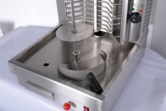 3 brûleurs automatique poulet Doner Kebab Shawarma Grill équipement machine avec les poulets de chair